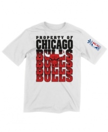 Time to take charge. Display your pride for the running of the Chicago Bulls with this NBA t-shirt from adidas. Time to take charge. Display your pride for the running of the Chicago Bulls with this NBA t-shirt from adidas.
