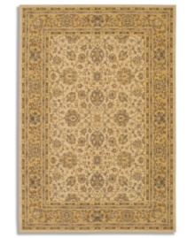 Intricate details and easy-going colors are the signature elements of this complex Karastan area rug. Woven from pure New Zealand worsted wool, the rug's yarns have been specially twisted and space-dyed to create an artful palette, reminiscent of the finest Peshawar rugs. Intricate details and easy-going colors are the signature elements of this complex Karastan area rug. Woven from pure New Zealand worsted wool, the rug's yarns have been specially twisted and space-dyed to create an artful palette, reminiscent of the finest Peshawar rugs.