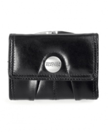Keep your financial resolution and button up your money situation with Kenneth Cole's multifunction wallet. Keep your financial resolution and button up your money situation with Kenneth Cole's multifunction wallet.