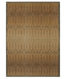 Interlocking waves in Robin's Egg Blue create a hypnotically pleasing pattern that recalls the casual designs of the mid-century modern home. Woven from premium New Zealand wool, this Karastan rug offers alluring style and a blissfully soft feel underfoot. Interlocking waves in Robin's Egg Blue create a hypnotically pleasing pattern that recalls the casual designs of the mid-century modern home. Woven from premium New Zealand wool, this Karastan rug offers alluring style and a blissfully soft feel underfoot.
