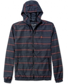 It's not just a layer, it's a look. This striped jacket from Volcom seals the deal on any casual outfit. It's not just a layer, it's a look. This striped jacket from Volcom seals the deal on any casual outfit.