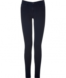 Every modern wardrobe deserves a pair of stylish skinny jeans, and J Brands rich, black-blue pair promises a sleek silhouette - Ultra-flattering mid rise curve-hugging cut - Classic five-pocket style with belt loops and button closure - Polished and undeniably chic, ideal for any number of occasions - Pair with a silk blouse, leather jacket and pumps, or go for a more casual look with an oversize cashmere pullover and ballet flats Every modern wardrobe deserves a pair of stylish skinny jeans, and J Brands rich, black-blue pair promises a sleek silhouette - Ultra-flattering mid rise curve-hugging cut - Classic five-pocket style with belt loops and button closure - Polished and undeniably chic, ideal for any number of occasions - Pair with a silk blouse, leather jacket and pumps, or go for a more casual look with an oversize cashmere pullover and ballet flats
