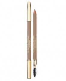 Lancôme's all-in-one essential for natural-looking, beautiful brows. At one end: a powder pencil to colour-correct and contour. At the other: a handy brush to blend and groom for soft, subtly defined brows. Lancôme's all-in-one essential for natural-looking, beautiful brows. At one end: a powder pencil to colour-correct and contour. At the other: a handy brush to blend and groom for soft, subtly defined brows.