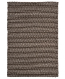 The softest wool and felt fibers are here hand-woven in India to replicate the handsome, rugged look of nautical sweaters in the Spinnaker Knit area rug from Lauren Ralph Lauren. A clean and simple, yet authentic staple made for any modern home. The softest wool and felt fibers are here hand-woven in India to replicate the handsome, rugged look of nautical sweaters in the Spinnaker Knit area rug from Lauren Ralph Lauren. A clean and simple, yet authentic staple made for any modern home.