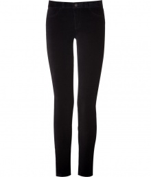 Your new season style isnt complete without these must-have skinny velvet pants from cult-favorite denim line J Brand - Classic five-pocket style, button closure, belt loops - Skinny leg - Wear with everything from knits and boots to feminine silk tops and heels Your new season style isnt complete without these must-have skinny velvet pants from cult-favorite denim line J Brand - Classic five-pocket style, button closure, belt loops - Skinny leg - Wear with everything from knits and boots to feminine silk tops and heels