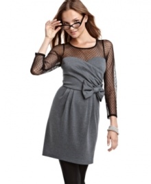 Jump's dress is casually cool with a bow that accents your waist. Perfect for weekend-wear, pop on a pair of bold glasses for a geek-chic look! Jump's dress is casually cool with a bow that accents your waist. Perfect for weekend-wear, pop on a pair of bold glasses for a geek-chic look!