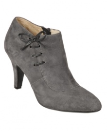 Ankle boots are a given for fall, but Naturalizer's Carmen has several stylistic advantages to make it stand out: A sleek pointed-toe silhouette, lace-up detailing on the side and a variety of fashion colors to choose from.