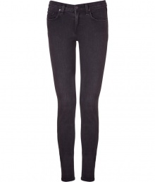 Get the look of the moment in these ultra-chic skinny jeans from Rag & Bone - Five-pocket styling, skinny leg, comfortable mid-rise cut - Form-fitting - Pair with everything from modern knits and ankle boots to feminine tops and heels