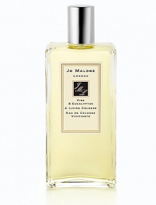 Savor the season with Pine & Eucalyptus, a limited-edition scent from Jo Malone London that captures the essence of winter. The crisp aroma of sweet pine is woven with velvety eucalyptus to create a revitalising fragrance. A first-of-its-kind, Living Cologne is a brilliant way to scent your skin and extend to infuse any environment. 6.8 oz. Savor the season with Pine & Eucalyptus, a limited-edition scent from Jo Malone London that captures the essence of winter. The crisp aroma of sweet pine is woven with velvety eucalyptus to create a revitalising fragrance. A first-of-its-kind, Living Cologne is a brilliant way to scent your skin and extend to infuse any environment. 6.8 oz.