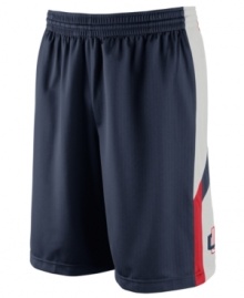 Get your game on while supporting your favorite NCAA team with these Connecticut Huskies basketball shorts featuring Dri-Fit technology from Nike. Get your game on while supporting your favorite NCAA team with these Connecticut Huskies basketball shorts featuring Dri-Fit technology from Nike.