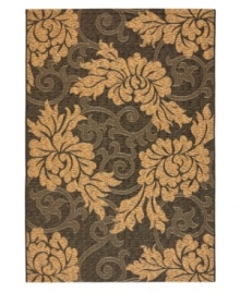 Reflecting the natural tones and textures of its surroundings, this versatile flat-weave area rug from Safavieh adds lush style to any indoor or outdoor space. Reflecting the natural tones and textures of its surroundings, this versatile flat-weave area rug from Safavieh adds lush style to any indoor or outdoor space.