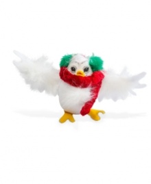 Animals all over the world embrace the season too, like this cozy snow owl boasting the soft, flexible features and unmistakable style of Annalee figurines.