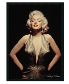 Make over your home with true Hollywood glamor. Posing seductively in a shimmering gold dress, Marilyn Monroe reminds admirers why she was a 1950s icon in this textured art print. Make over your home with true Hollywood glamor. Posing seductively in a shimmering gold dress, Marilyn Monroe reminds admirers why she was a 1950s icon in this textured art print.