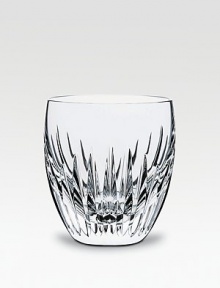 Double old fashion glass in clear lead crystal. 3¾ high Hand wash Made in France Double old fashion glass in clear lead crystal. 3¾ high Hand wash Made in France