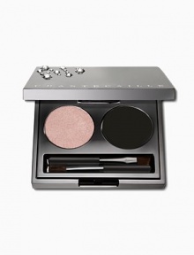 Celebrate the Holiday season with Chantecaille's first-ever limited-edition Swarovski crystal Holiday eye shadow duo. Contains two new shadow formulas: the lid shade is incredibly silky with a hint of color and festive shine, and the matte black liner shade offers rich, saturated color. Brushes included. Celebrate the Holiday season with Chantecaille's first-ever limited-edition Swarovski crystal Holiday eye shadow duo. Contains two new shadow formulas: the lid shade is incredibly silky with a hint of color and festive shine, and the matte black liner shade offers rich, saturated color. Brushes included.