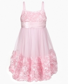 On cloud 9. She'll feel like she's floating in this airy babydoll dress from Bonnie Jean. On cloud 9. She'll feel like she's floating in this airy babydoll dress from Bonnie Jean.