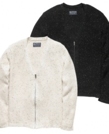 Why button when you can put some zip on your look in this cool cardigan from American Rag.