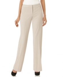 Alfani's Everyday Value straight leg petite pants have the perfect hint of stretch for a flattering fit. Alfani's Everyday Value straight leg petite pants have the perfect hint of stretch for a flattering fit.