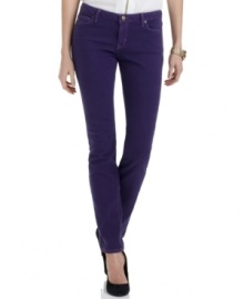Skinny denim in a colored wash has become an essential for a stylish wardrobe! Add this petite pair of MICHAEL Michael Kors jeans to your weekly rotation and wear with your favorite flats, heels or boots! Skinny denim in a colored wash has become an essential for a stylish wardrobe! Add this petite pair of MICHAEL Michael Kors jeans to your weekly rotation and wear with your favorite flats, heels or boots!