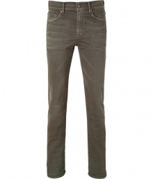 Add instant style to your casual look with these elegantly distressed jeans from Seven for all Mankind - Five-pocket styling, belt loops, logo detailed back pockets, stylishly distressed - Slim cut - Wear with a cashmere pullover and retro-inspired sneakers or with a henley, a blazer, and motorcycle boots Add instant style to your casual look with these elegantly distressed jeans from Seven for all Mankind - Five-pocket styling, belt loops, logo detailed back pockets, stylishly distressed - Slim cut - Wear with a cashmere pullover and retro-inspired sneakers or with a henley, a blazer, and motorcycle boots