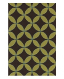 Diamond in the rough. This modern indoor/outdoor area rug from Dalyn is crafted from hand-hooked polypropylene for superb durability and easy cleaning. Diamond in the rough. This modern indoor/outdoor area rug from Dalyn is crafted from hand-hooked polypropylene for superb durability and easy cleaning.
