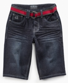 Stop short. He'll halt whatever he's doing when you show him these comfy, stylish shorts from Akademiks. Stop short. He'll halt whatever he's doing when you show him these comfy, stylish shorts from Akademiks.