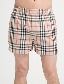 An essential for every man, woven in premium cotton with the coveted check pattern. Pack of 2 One-button fly Cotton; machine wash Imported An essential for every man, woven in premium cotton with the coveted check pattern. Pack of 2 One-button fly Cotton; machine wash Imported