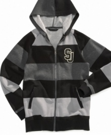 A rugby-inspired style crafted from cozy fleece. Sean John will keep him looking cool with the it-crowd. A rugby-inspired style crafted from cozy fleece. Sean John will keep him looking cool with the it-crowd.