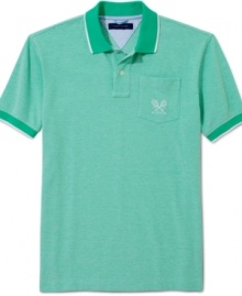 Want to upgrade you weekend style? Choose this polo from Tommy Hilfiger to add some preferable polish.