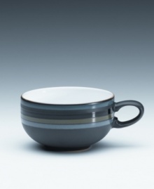 Perfect for every day use, this stoneware is versatile and stylish. A colorful striated pattern lends your tabletop modern polish. From Denby's dinnerware and dishes collection. Perfect for every day use, this stoneware is versatile and stylish. A colorful striated pattern lends your tabletop modern polish. From Denby's dinnerware and dishes collection.