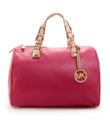 MICHAEL Michael Kors styles the classic purse in super-soft leather and adds bold hardware for a chic, modern finish. MICHAEL Michael Kors styles the classic purse in super-soft leather and adds bold hardware for a chic, modern finish.