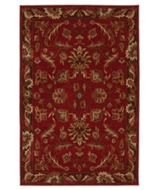 Boasting grand-scale style rich with meticulous details, the Knightsen area rug from Karastan interprets timeless designs in a bold palette of reds, browns and creams. Woven from lush nylon that delivers softness underfoot and superb resistance to everyday wear. Boasting grand-scale style rich with meticulous details, the Knightsen area rug from Karastan interprets timeless designs in a bold palette of reds, browns and creams. Woven from lush nylon that delivers softness underfoot and superb resistance to everyday wear.