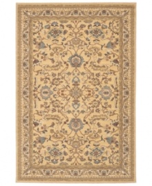 Need to make the room more welcoming? Let the warm colors and complex imagery of this classic rug make your space more inviting than ever. Woven from worsted New Zealand wool, the Sierra Mar area rug features space-dyed yarns for a truly alluring color palette. Need to make the room more welcoming? Let the warm colors and complex imagery of this classic rug make your space more inviting than ever. Woven from worsted New Zealand wool, the Sierra Mar area rug features space-dyed yarns for a truly alluring color palette.