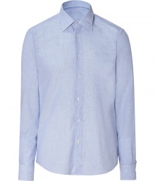 Add sophisticated style to your workweek staples with this modern update of the classic shirt from Baldessarini - Spread collar, front button placket, curved hem, all-over pinstripe print, slim fit - Style with trousers or jeans, a blazer, and dress shoes Add sophisticated style to your workweek staples with this modern update of the classic shirt from Baldessarini - Spread collar, front button placket, curved hem, all-over pinstripe print, slim fit - Style with trousers or jeans, a blazer, and dress shoes