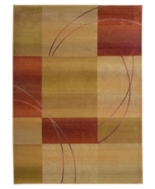 Let in the shimmering allure of this elegant cross-woven rug. A soft palette of tans and sandstone reds expresses a dazzling, yet stately style that's perfect for the most casual and relaxed rooms in your home. Let in the shimmering allure of this elegant cross-woven rug. A soft palette of tans and sandstone reds expresses a dazzling, yet stately style that's perfect for the most casual and relaxed rooms in your home.