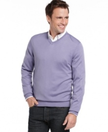 A classic v-neck sweater from Izod is the perfect layering item for the season. (Clearance) A classic v-neck sweater from Izod is the perfect layering item for the season. (Clearance)