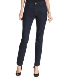 Choose these petite skinnies from Not Your Daughter's Jeans for the ultimate in denim. The dark wash and slim fit is ultra-flattering! Choose these petite skinnies from Not Your Daughter's Jeans for the ultimate in denim. The dark wash and slim fit is ultra-flattering!