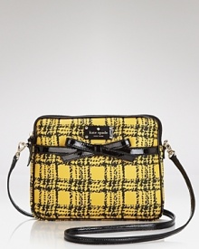 Bold vinyl and patent trims dress up this iPad case from kate spade new york, designed to keep your gadget looking it's very best. Bold vinyl and patent trims dress up this iPad case from kate spade new york, designed to keep your gadget looking it's very best.
