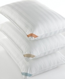 A good night's rest, custom-tailored to your sleep style! Charter Club's down alternative pillow allows you to enjoy the comfort of a 300-thread count damask cotton and plush fill in the level that's best suited to the way you sleep. A good night's rest, custom-tailored to your sleep style! Charter Club's down alternative pillow allows you to enjoy the comfort of a 300-thread count damask cotton and plush fill in the level that's best suited to the way you sleep.