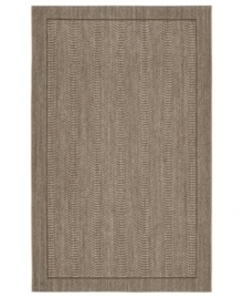A central scalloped motif creates an intriguing design in the softest hues, offering a new and dramatic area rug from Lauren Ralph Lauren. Machine-made in India of the finest sisal fibers. A central scalloped motif creates an intriguing design in the softest hues, offering a new and dramatic area rug from Lauren Ralph Lauren. Machine-made in India of the finest sisal fibers.