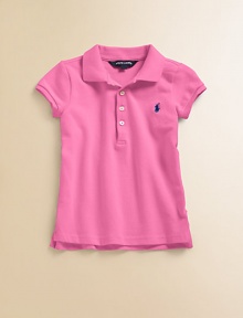 Rendered in lightweight cotton, this classic polo features a requisite embroidered pony at the chest.Polo collarShort sleevesButton downCotton/elastaneMachine washImported Please note: Number of buttons may vary depending on size ordered. Rendered in lightweight cotton, this classic polo features a requisite embroidered pony at the chest.Polo collarShort sleevesButton downCotton/elastaneMachine washImported Please note: Number of buttons may vary depending on size ordered.