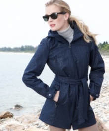Whether you're exploring the great outdoors or hitting the city streets, Calvin Klein's lightweight performance jacket fits your active lifestyle! Whether you're exploring the great outdoors or hitting the city streets, Calvin Klein's lightweight performance jacket fits your active lifestyle!