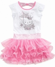 The style she's been wishing for, this tutu dress from Hello Kitty makes her dreams come true – with a crown kitty sequin graphic exclusive to Macy's! The style she's been wishing for, this tutu dress from Hello Kitty makes her dreams come true – with a crown kitty sequin graphic exclusive to Macy's!