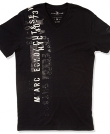 Get graphic . This t-shirt from Marc Ecko Cut & Sew pops some style into your basic look. Get graphic . This t-shirt from Marc Ecko Cut & Sew pops some style into your basic look.