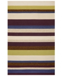 The Stripe purple area rug is both modern in design and soft in its statement, lending a refreshing update. Neutral and cool tones make this pattern accessible to any room décor and its hand-tufted detailing makes it durable enough to withstand heavy traffic, indoors or out. The Stripe purple area rug is both modern in design and soft in its statement, lending a refreshing update. Neutral and cool tones make this pattern accessible to any room décor and its hand-tufted detailing makes it durable enough to withstand heavy traffic, indoors or out.