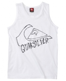 Take note. He'll turn to this tank from Quiksilver whenever he's looking for the perfect comfortable classic.