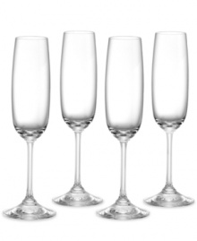 Vintage champagne flutes are sleek, timeless and crafted of brilliant Marquis by Waterford crystal. This set of toasting flutes is designed to enjoy any day of the week. Vintage champagne flutes are sleek, timeless and crafted of brilliant Marquis by Waterford crystal. This set of toasting flutes is designed to enjoy any day of the week.