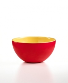 Set a better picnic table with Montecito cereal bowls, featuring solid red and yellow in go-anywhere melamine. From QSquared. Set a better picnic table with Montecito cereal bowls, featuring solid red and yellow in go-anywhere melamine. From QSquared.