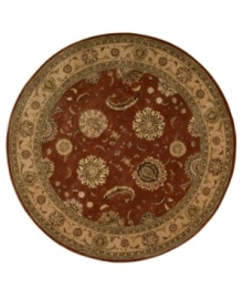 Highlighted with intricately detailed designs in pure silk, this Nourison area rug makes a magnificent accent in your home. Luxurious New Zealand wool is hand-tufted, creating an ultra-soft piece that's sure to become your family's newest heirloom. Highlighted with intricately detailed designs in pure silk, this Nourison area rug makes a magnificent accent in your home. Luxurious New Zealand wool is hand-tufted, creating an ultra-soft piece that's sure to become your family's newest heirloom.