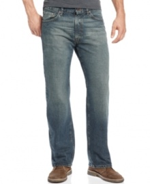 Skinny not your style? Give yourself room to move in these comfortable, loose-fit jeans from Nautica. Skinny not your style? Give yourself room to move in these comfortable, loose-fit jeans from Nautica.